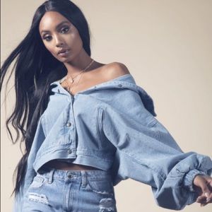 Fashion Nova Trixie Girl Denim Jacket